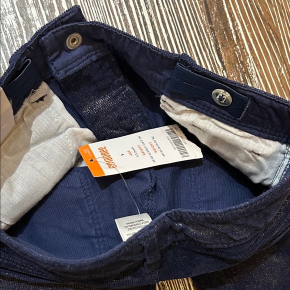 Gymboree Navy Skinny Pants with Gold Accents - Picture 4 of 6